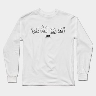 HK need mask (W) Long Sleeve T-Shirt